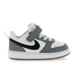 NIKE COURT BOROUGH LOW<br>Gris multi Cuir synthétique