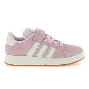 ADIDAS GRAND COURT 00S EL C<br>Rose blanc Croute de cuir