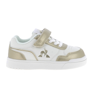 LE COQ SPORTIF LCS COURT BREAKER INF<br>Blanc or Cuir synthétique