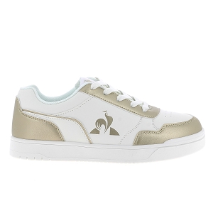 LE COQ SPORTIF LCS COURT BREAKER GS<br>Blanc or Cuir synthétique