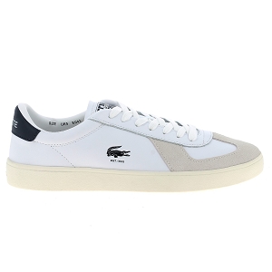 LACOSTE BASESHOT PRO<br>Blanc marine Cuir synthétique