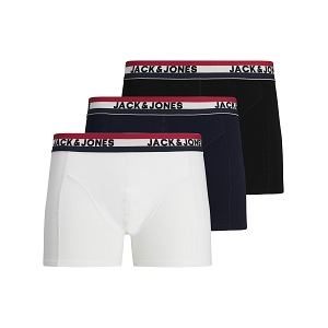  JACWAISTBAND STRIB TRUNKS 3 PACK LN STYD<br>Assorti Coton Logo