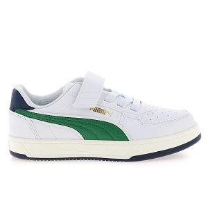 PUMA PS PUMA CAVEN Blanc vertCuir synthétique