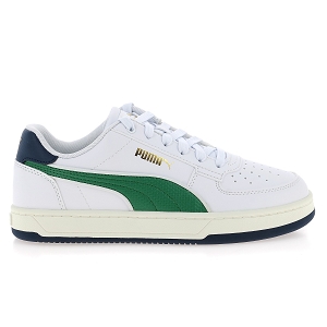 PUMA JR PUMA CAVEN<br>Blanc vert Cuir synthétique