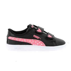 PUMA INF PUMA SMASH 3.0 L GLITTER VELCRO V<br>Noir multi Cuir synthétique