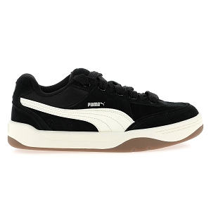 PUMA PARK LIFESTYLE SK8 SD<br>Noir blanc Croute de cuir