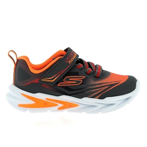SKECHERS FLEXGLOW ULTRA<br>Gris orange Toile Mesh