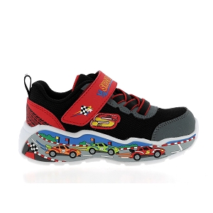 SKECHERS PLAY SCENE<br>Noir rouge Toile Mesh