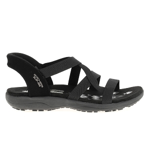 SKECHERS REGGAE STRETCH FLEX<br>Noir Vegan