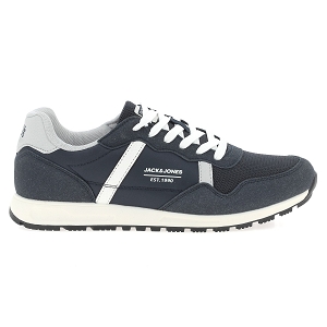 JACK AND JONES JFWHARROW MESH SNEAKER<br>Marine Blanc