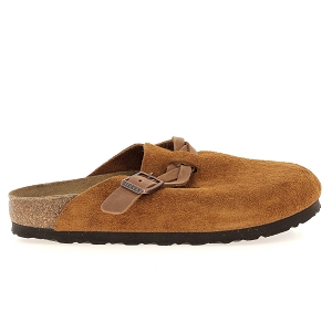  BOSTON BRAIDED SUEDE LEATHER<br>Tabac Croute de cuir Uni