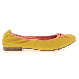  22166<br>Jaune rose Croute de cuir Uni