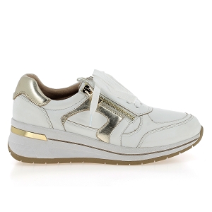 CAPRICE 23300<br>Blanc or Cuir lisse