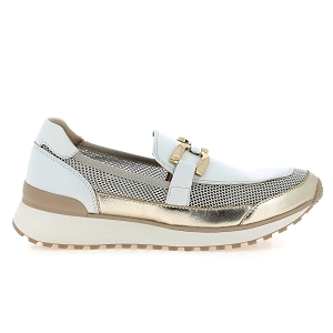 CAPRICE 24501<br>Blanc or Cuir lisse