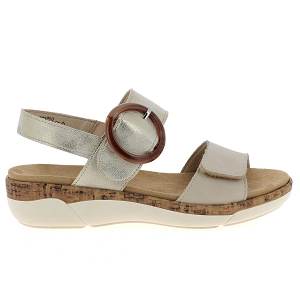 REMONTE R6853<br>Beige Cuir lisse
