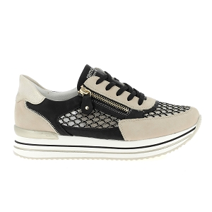 REMONTE D1329<br>Noir beige Cuir synthétique