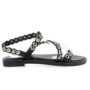 LES TROPEZIENNES OBALINA<br>Noir or Cuir lisse