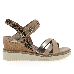 TAMARIS 28357<br>Marron or Cuir lisse