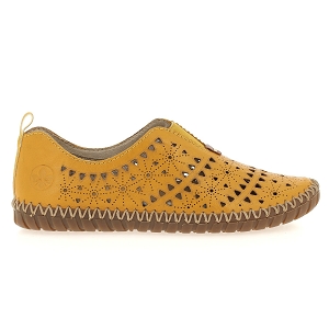  M2852<br>Jaune Cuir lisse Perforé