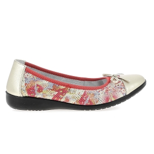 INFINI TOURNI<br>Rouge or Cuir lisse