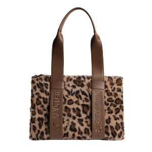 Carré de la mode Mac alyster femme marron noir imitation - Main Image