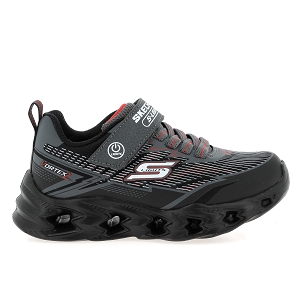 SKECHERS VORTEX<br>Gris noir Toile Mesh