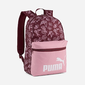  PHASE AOP BACKPACK<br>Bordeaux rose Polyester Logo