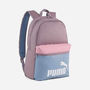  PHASE COLOR BLOCK BACKPACK<br>Violet bleu Polyester Logo
