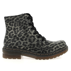 RIEKER 78240<br>Noir or Cuir synthétique