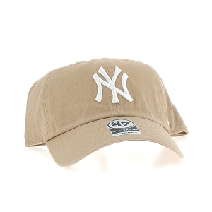  MLB NY CLEAN UP<br>Beige blanc Toile Canvas Logo