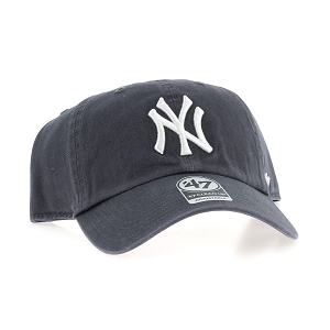  MLB NY CLEAN UP<br>Marine Blanc Toile Canvas Logo