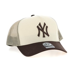  MLB NY BALLPARK MESH<br>Beige marron Toile Canvas Logo