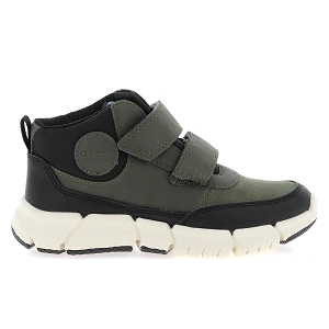  J FLEXYPER BOY<br>Kaki noir Cuir lisse 