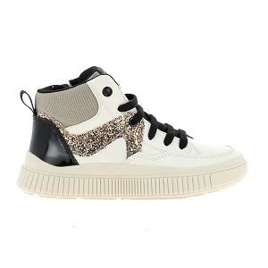  J LAQUINNY GIRL<br>Blanc beige Cuir synthétique Paillettes