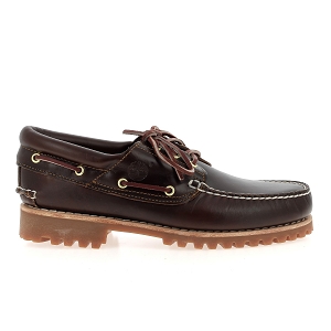 TIMBERLAND AUTHENTIC BOAT<br>Marron foncé Cuir lisse