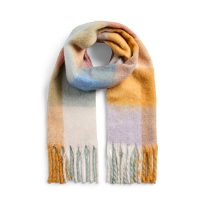 PIECES PCJINA LONG SCARF BC<br>Orange multi Polyester