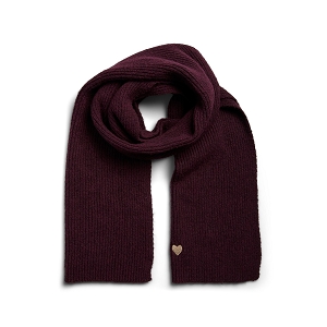 PIECES PCNIVA LONG KNIT SCARF BC<br>Bordeaux Polyester