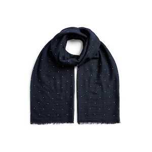  PCJYLANDA LONG SCARF BC<br>Marine Polyester Uni