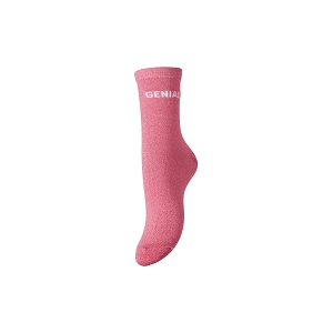 PIECES PCSEBBY LONG GLITTER STATEMENT SOCK FC<br>Rose