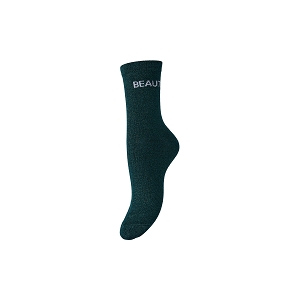 PIECES PCSEBBY LONG GLITTER STATEMENT SOCK FC<br>Vert foncé