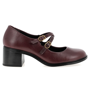  22411<br>Bordeaux Cuir lisse Uni