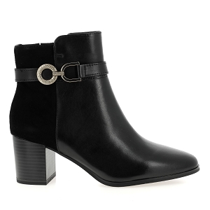 CAPRICE 25302<br>Noir Cuir lisse