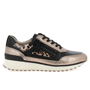 CAPRICE 23702<br>Noir bronze Cuir lisse