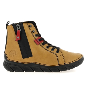 D1S70 55024:Jaune noir/Cuir synthétique/Uni