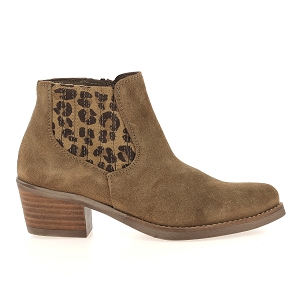 PATRICIA MILLER 6416<br>Taupe Croute de cuir