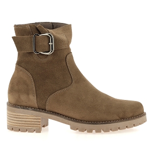 PATRICIA MILLER 6903<br>Taupe Croute de cuir