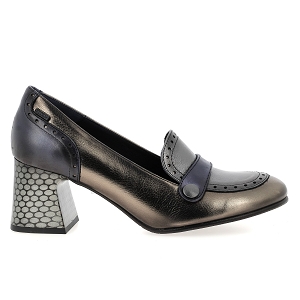  D9614<br>Gris multi Cuir lisse Uni