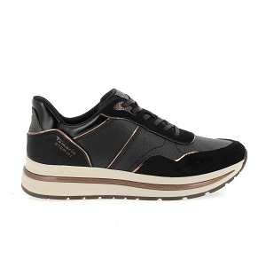 TAMARIS 23766<br>Noir bronze Cuir synthétique