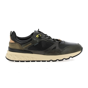 PIKOLINOS ARANDA<br>Noir kaki Cuir lisse