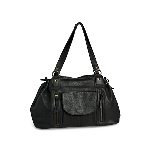 PIECES PCPIHANNA LEATHER BAG FC<br>Noir Cuir lisse